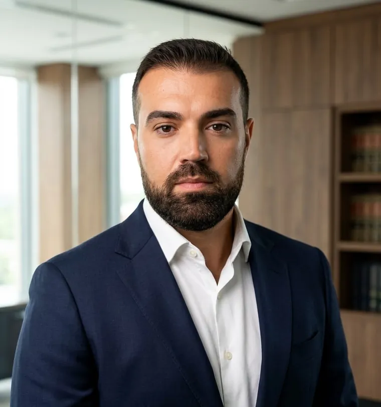 Renato Omelczuk Loschiavo no escritório do Loschiavo Advogados